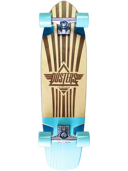 Dusters Keen Retro Frame 31" Teal Cruiser Skateboard