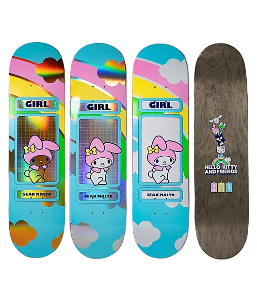 Girl x Hello Kitty and Friends Malto 8.25" Blind Bag Skateboard Deck
