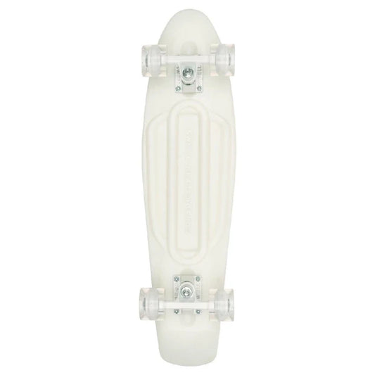 Swell White Wash Glow in the Dark 22" Mini Skateboard light up wheels