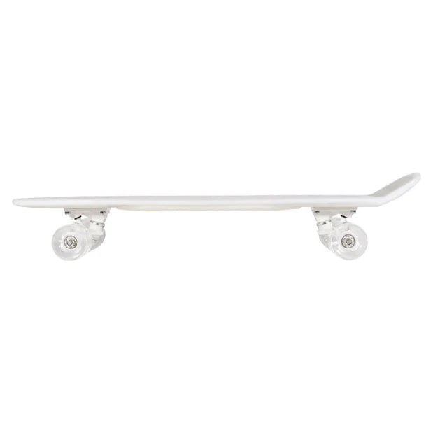 Swell White Wash Glow in the Dark 22" Mini Skateboard light up wheels