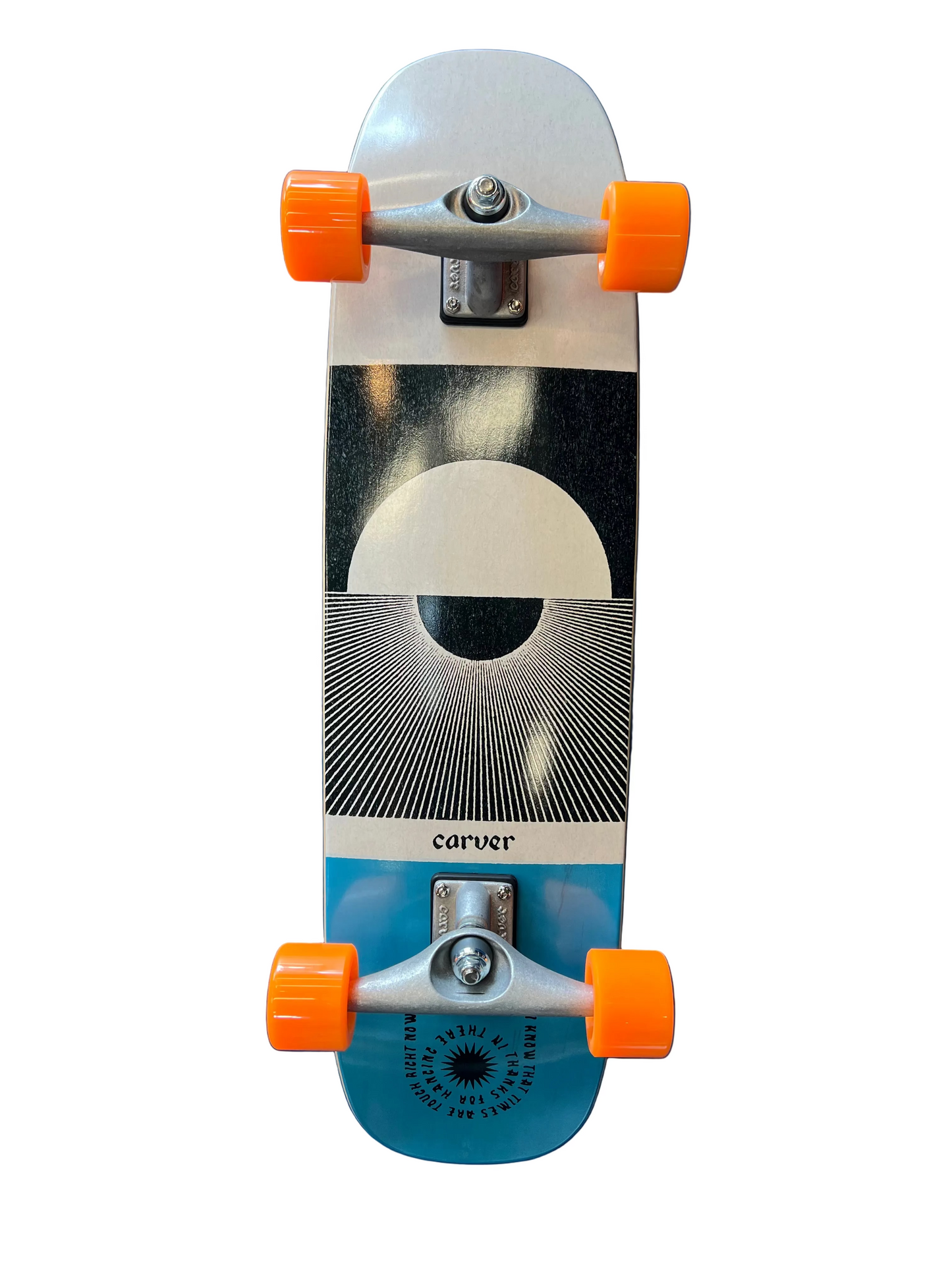 Carver CX Raw 32" Sun Rays Street Surf Complete orange roundhouse 78a (V1)