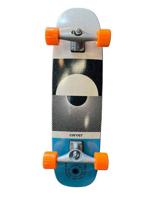 Carver CX Raw 32" Sun Rays Street Surf Complete orange roundhouse 78a (V1)