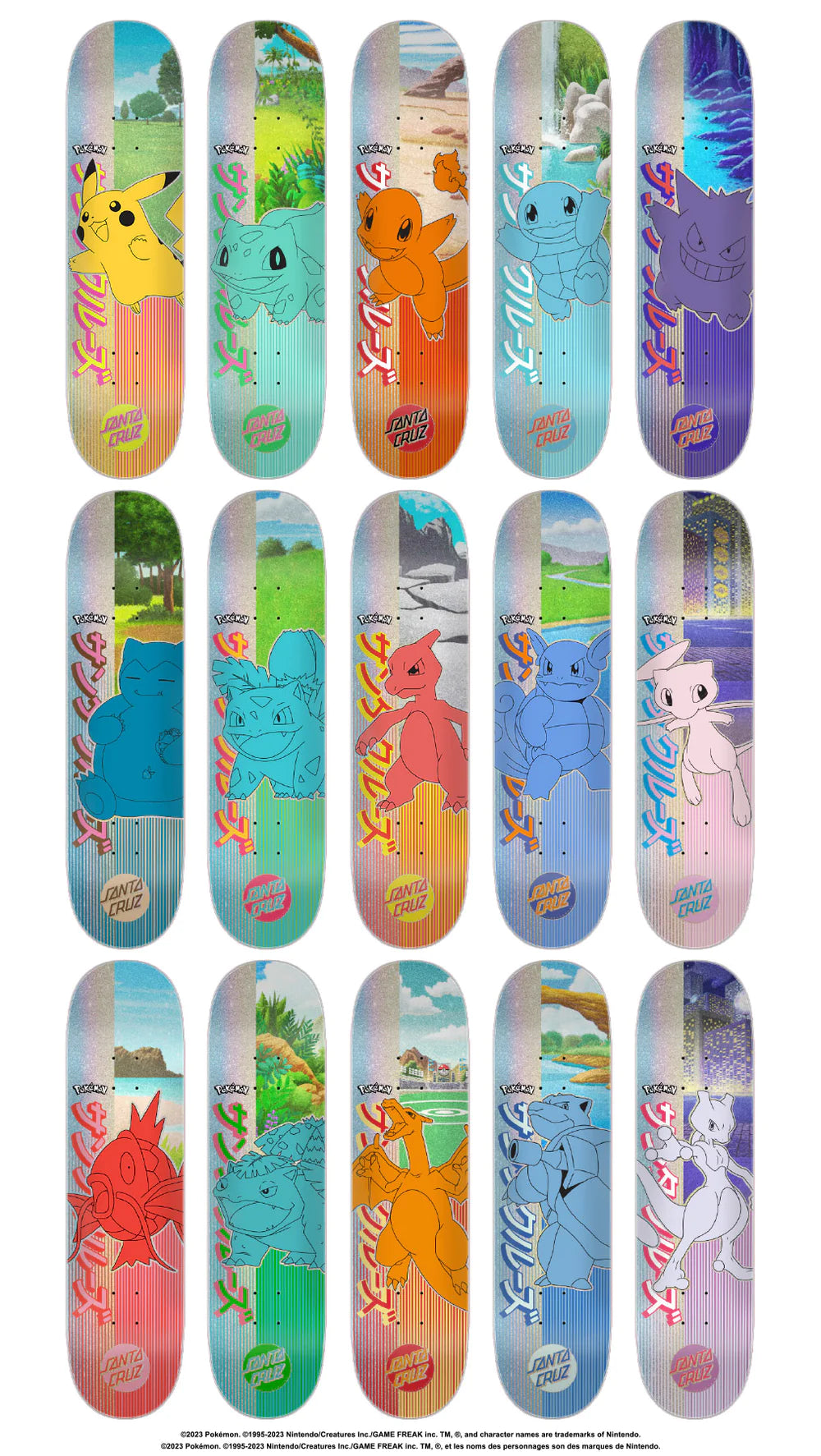 8.0in Pokémon Blind Bag Santa Cruz Skateboard Deck limited 8.0in Pokémon Blind Bag Santa Cruz Skateboard Deck limited