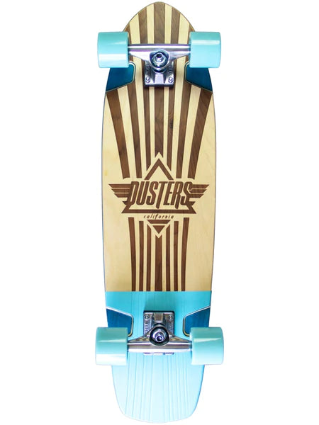Dusters Keen Retro Frame 31" Teal Cruiser Skateboard